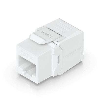 Ubiquiti Cat6 Keystone Jack, 12-Pack (UACC-Keystone-Jack-C6)