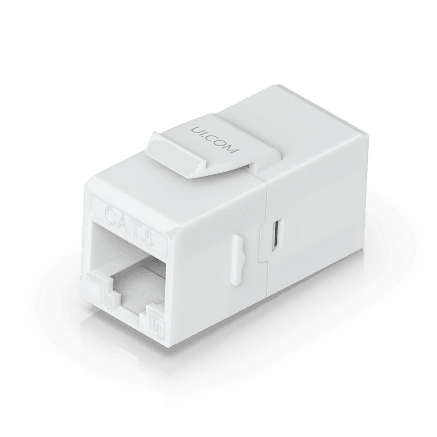 Ubiquiti Cat6 Keystone Coupler, 12-Pack (UACC-Keystone-Coupler-C6)