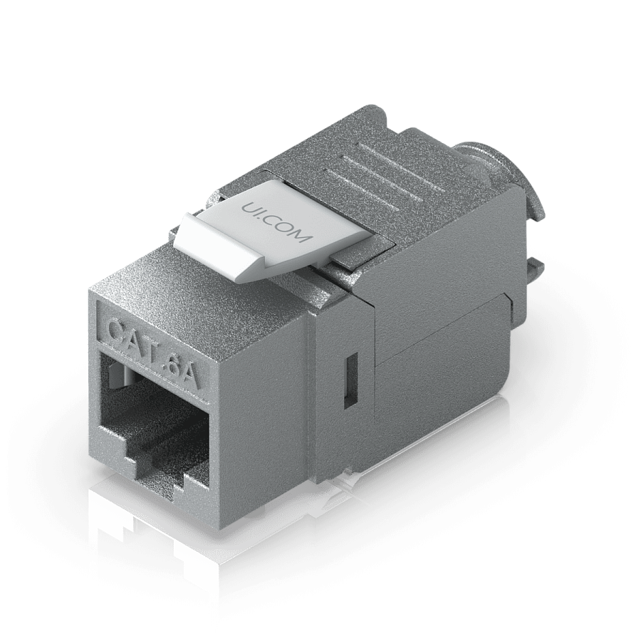 Ubiquiti Cat6A Keystone Jack, 12-Pack (UACC-Keystone-Jack-C6A)