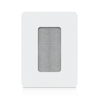 Ubiquiti Universal Paintable Passthrough Wall Plate, 2-Pack (UACC-WP-TH)